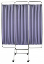Omnimed Mobile 3 Panel Privacy Screen with Casters