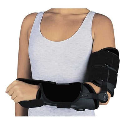 DJO, Inc Splint ElbowRANGER Motion Control Adult Elbow Black 8-11.5" Size Small Each - 79-94200