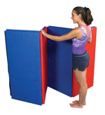 CanDo Accordion Mat - 1-3/8" EnviroSafe Foam with Cover - 4' x 4' - Specify Single Color - FE-38-2060