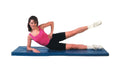 CanDo Exercise Mat - Non Folding - 2" EnviroSafe Foam with Cover - 2' x 5' - Specify Color