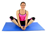 CanDo Exercise Mat - Non Folding - 1" PU Foam with Cover - 2' x 4' - Specify Color - FE-38-0510
