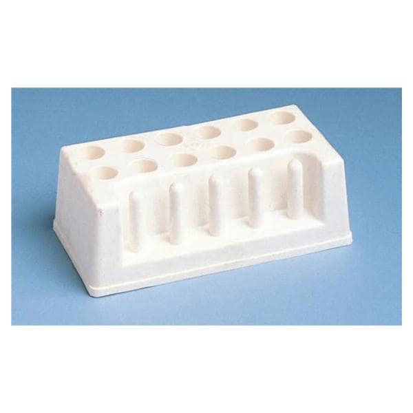 Fisher Scientific Co. Fisherbrand Dryer Rack Rectangular 12 Tube White Each - 14781A
