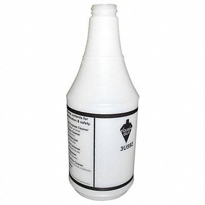 White/Clear Plastic Preprinted Bottle 32 oz. 1 EA