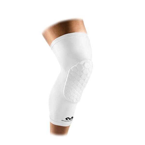 Shock Doctor Inc Sleeve Extended Length Leg HexForce White Size Small 1/Pr - 6446-S-White