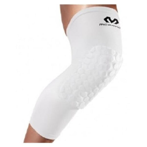 Shock Doctor Inc Sleeve Performance Extended Length Leg Hexpad White Size Medium 1/Pr - 6446-W-M