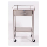 Blickman Industries Table Anesthesia/Utility 16x20x34" 3" Casters 1 Drawer Each - 217850000