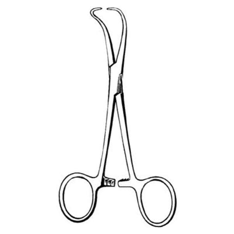 Sklar Instruments Clamp Towel Backhaus Merit 3-1/2" Curved Perforating 1x1 Prong SS Each - 97-606