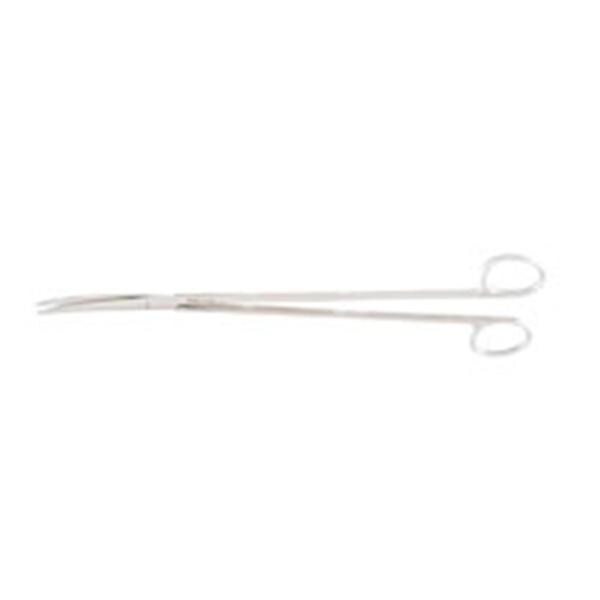 Miltex Scissors Metzenbaum 11" Blunt Curved Stainless Steel Each - Integra Miltex - 5-193