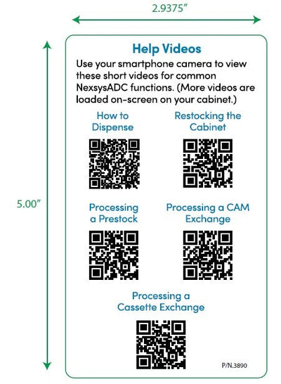 capsa Laminated Label: NexsysADC Help Videos