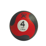 Fabrication Enterprises Ball Medicine CanDo Rubber 8" Red Firm 4lb 4lb/Ea - 15615