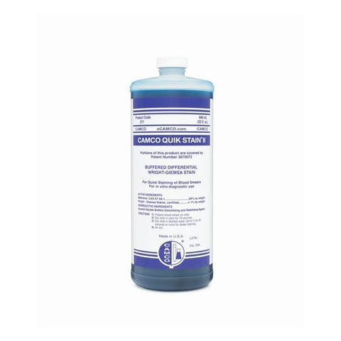 Fisher Scientific Co. Camco Quick Stain II Solution Dark Blue 946mL Bt - 433012