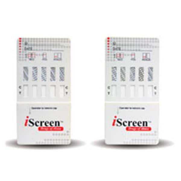 Alere Toxicology iScreen Drug Screen Test Kit Moderately Complex 10 Panel 25/BX - Products - IS10 PANEL-D12