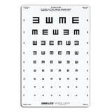 Good Chart Illiterate Vision Testing 10' Testing Distance 14x9" Eachch - Lite Co - 600722