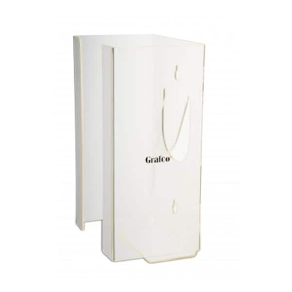 Graham Glove Box Dispenser Acrylic Single White Spring Loading Each - Field/Everest &Jennings - 9670