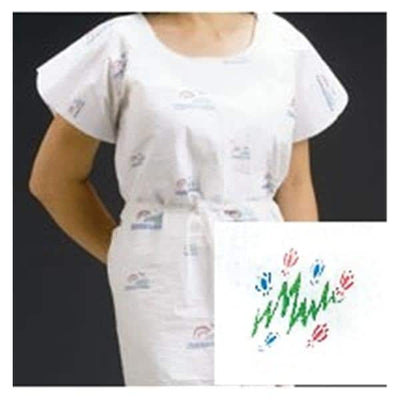 Graham Medical Gown Exam Fabri-Soft 30 in x 42 in Seascape 50/Ca - 70239N