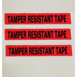 Health Care Logistics Tape Tamper Resistant Polystyrene 1"x108***** Transparent Red Each - 8006
