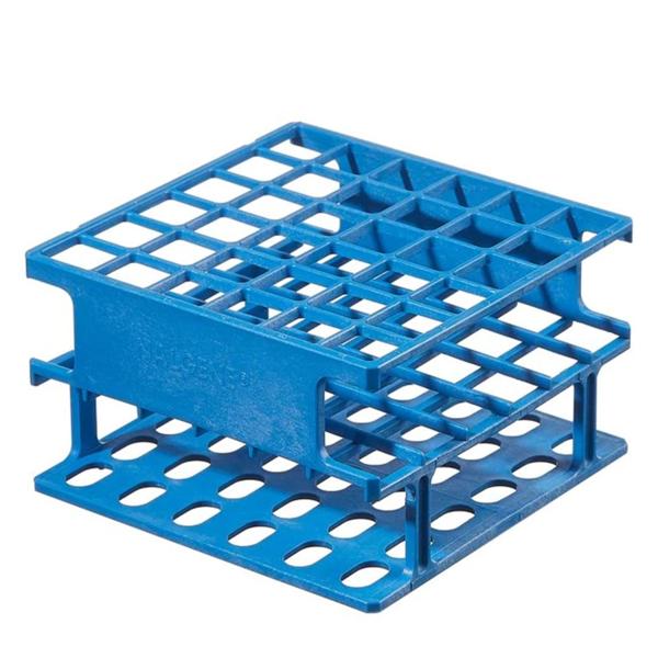 Fisher Scientific Co. Nalgene Unwire Test Tube Rack 13mm/Half-Size 36 Place Blue Each - 5972-0313