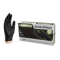 Ammex Corporation Gloves Exam Ammex Powder-Free Nitrile Latex-Free X-Large Black 100/Bx, 10 BX/CA - ABNPF48100