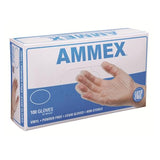 Ammex Corporation Gloves Exam Ammex Powder-Free Vinyl Latex-Free Clear 100/Bx, 10 BX/CA - VPF68100