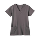 Jockey (TM) Scrubs Scrub Top Jockey Crossover Womens X-Small Charcoal Each - 2206-1004-XS