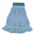 Clamp Quick Change Side-Gate Cotton String Wet Mop Head Blue