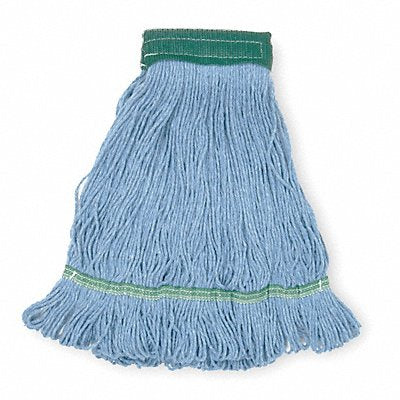 Clamp Quick Change Side-Gate Cotton String Wet Mop Head Blue