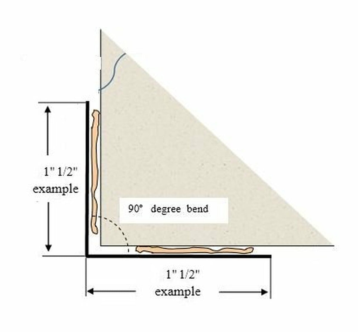 Omnimed 1.5" X 1.5" X 43" Stainless Steel Corner Guard (Tape Mounting)