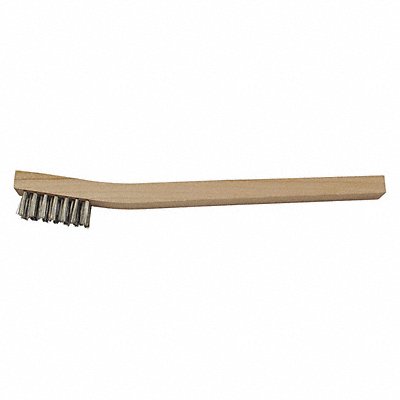 7-3/4 L Stainless Steel Short Handle Scratch Brush 1 EA