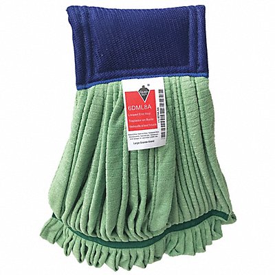 Quick Change Microfiber Tube Wet Mop Head Green
