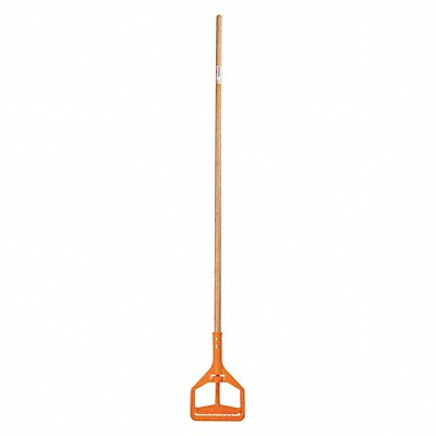 Wet Mop Handle Stirrup Mop Connection Type Natural Bamboo 61 Handle Length