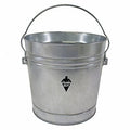 Utility Garbage Pail 6 gal. Silver