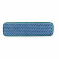Microfiber Quick Change 5 x 18 Wet Mop Head Green