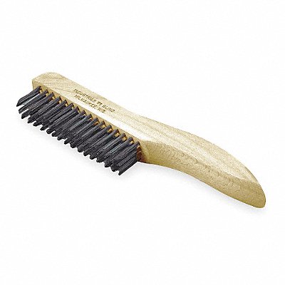 10-1/2 L Carbon Steel Short Handle Scratch Brush 1 EA