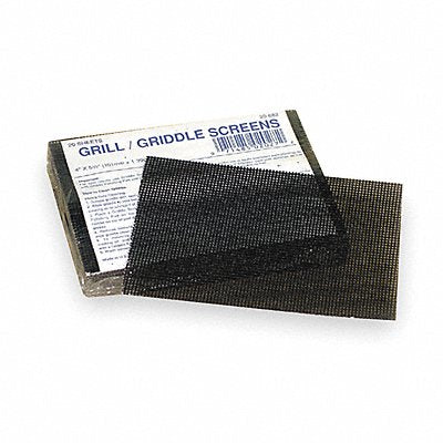 5-1/2 x 4 Nylon Scouring Pad Black 20PK