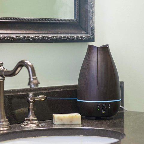 Brown Ultrasonic Essential Oil Humidifier Diffuser - 40-500-037
