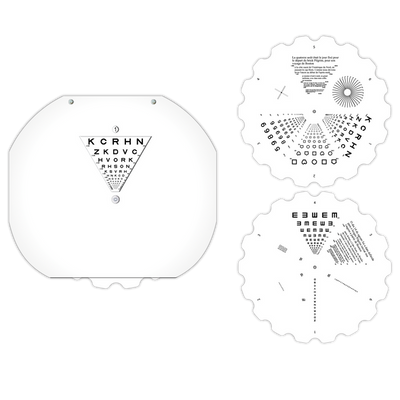 PORTUGUESE AND FRENCH PHOROPTER ROTO CHART