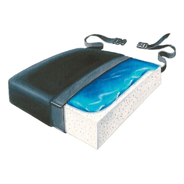 Skil Cushion Overlay Thin-Line For Wheelchair 18x16x1" Gel/Foam Each - Care Corporation - 751040