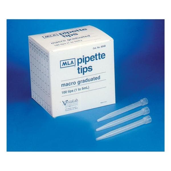 Fisher Scientific Co. MLA Pipette Tip 1-5mL #9048 Autoclavable Disposable 100/PK - 21318602