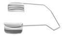 RUMEX Barraquer Speculum with Solid Blades, Adult Size, 14.00 mm Blades, Length 40 mm, Stainless Steel
