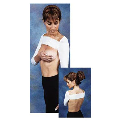 ES Medical Sleeve Compression Adult Arm Techsheen Fabric White Size Small Each - PP15S