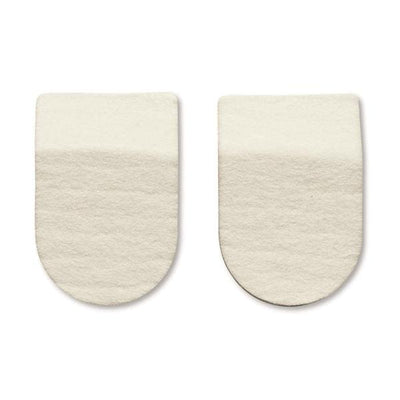 Hapad, Inc Lift Pad Orthopedic Heel Wool/Felt 3" 9/16" Thick White 1/Pr - HP39