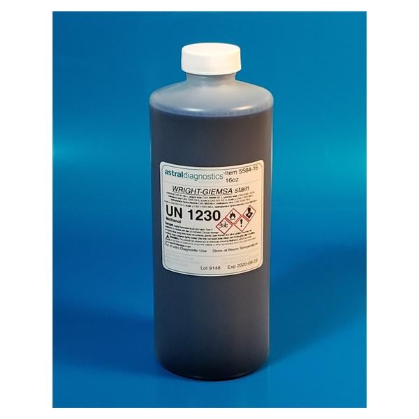 Astral Diagnostics Wright-Giemsa Stain 16oz Each - 5584-16