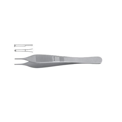 Miltex Forcep Tissue Suture Adson Meister-Hand 4-3/4" TP Straight 1x2Tth SS Each - Integra Miltex - MH6-123