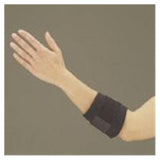 Deroyal Industries Inc Support Compression Tennis Elbow 1/8" Neoprene Black Size Large Each - NE7731-74