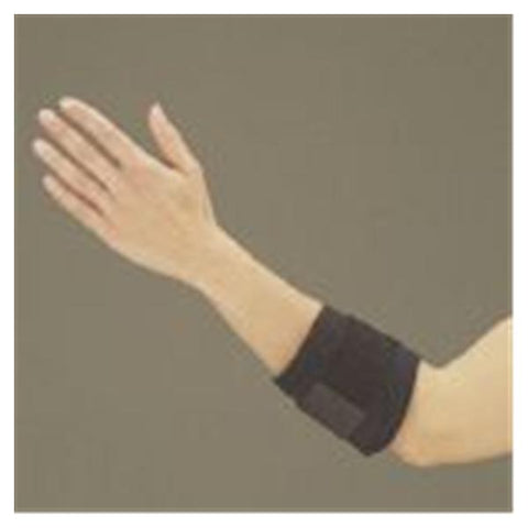 Deroyal Industries Inc Support Compression Tennis Elbow 1/8" Neoprene Black Size Large Each - NE7731-74