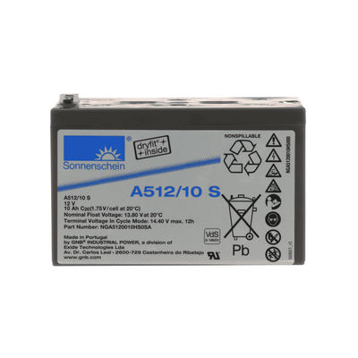 Hillrom Battery, 12V/10, 0Ah - 4144324