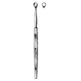 Sklar Instruments Curette Dermal Fox 5-1/2" Straight 3mm Round Tip Stainless Steel Reusable Each - 14032