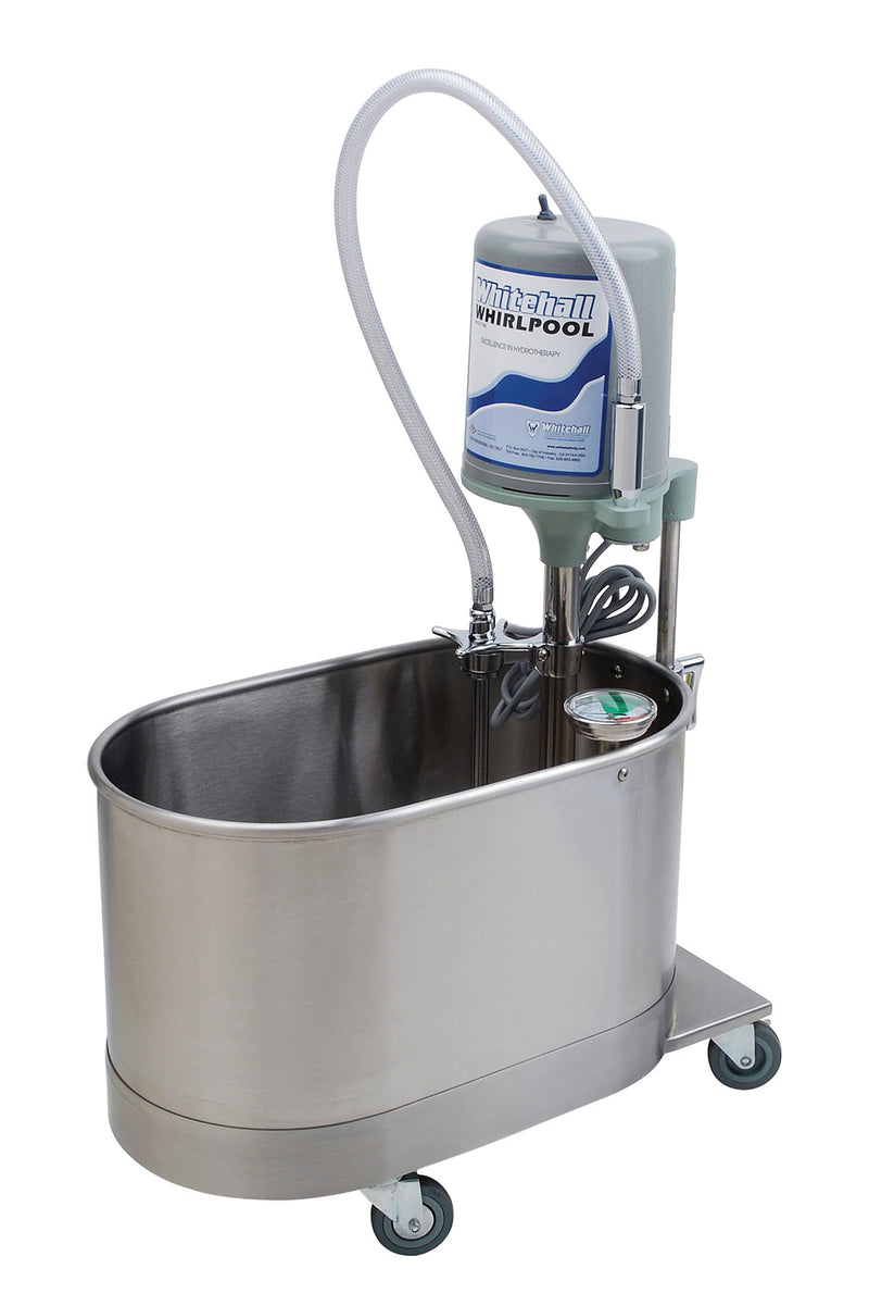 Extremity mobile whirlpool with stand, E-22-MU, 22 gallon, 28"Lx15"Wx18"D