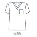 Encompass Group Shirt Scrub Synergy Unisex 2X Large Ceil Blue Each, 12 Each/CA - 46856-112X