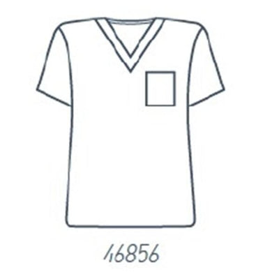 Encompass Group Shirt Scrub Synergy Unisex 2X Large Ceil Blue Each, 12 Each/CA - 46856-112X